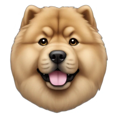 chow chow black sticker