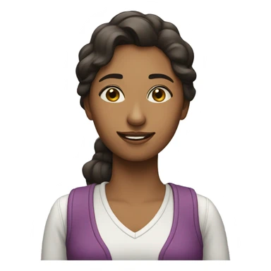 Mujer diciendo que si sticker