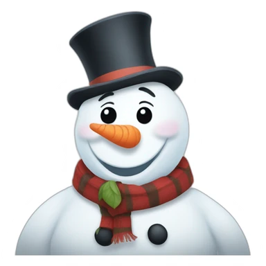snowman olaf-like sticker