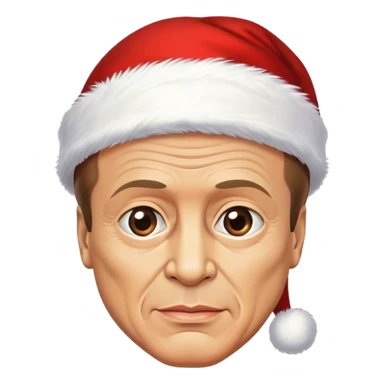 berlusconi con il cappello di babbo natale sticker
