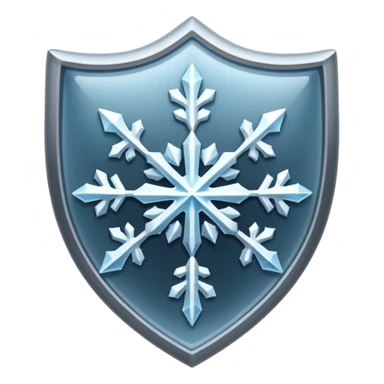 frosted shield sticker