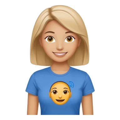 female AI supporter sticker