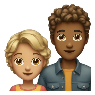 A girl and à boy 😏 sticker