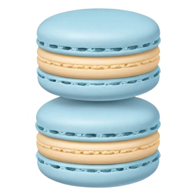 1 mini Light blue macaron sticker