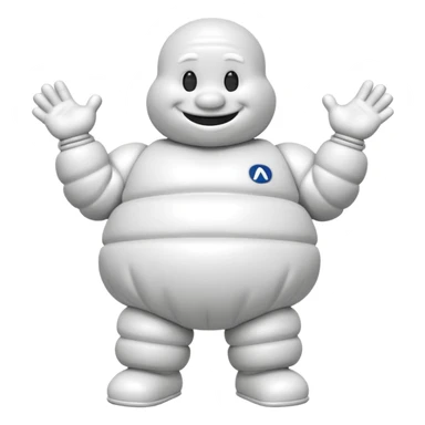 michelin mascot sticker
