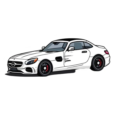 A Mercedes  sticker