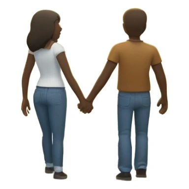 outdoor hug under clear sky sticker