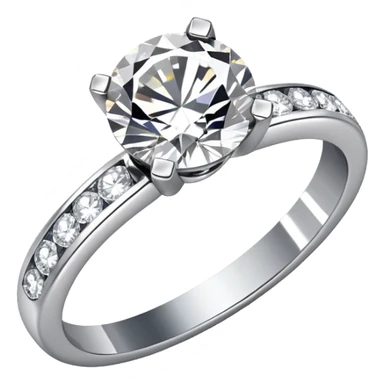 glitter diamond married ring sticker