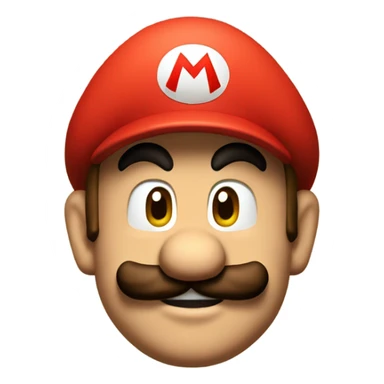 Super Mario con indice medio alzat sticker