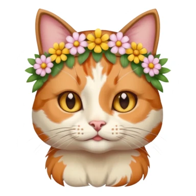 hippie cat sticker