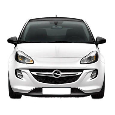 opel adam offwhite de face sticker