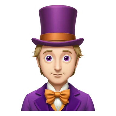 Willy wonka  sticker