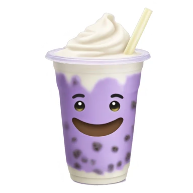 taro milk tea sticker