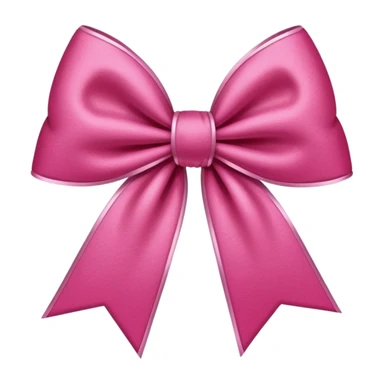 sakura bow with velvet texture sticker