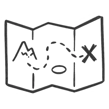 adventure map sticker