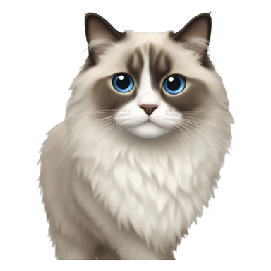 A Ragdoll  sticker