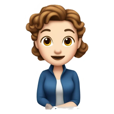 chubby lay with brown hair 50 years old white lady in front of the disney castle sticker