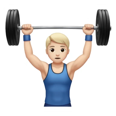 weight lifting sticker