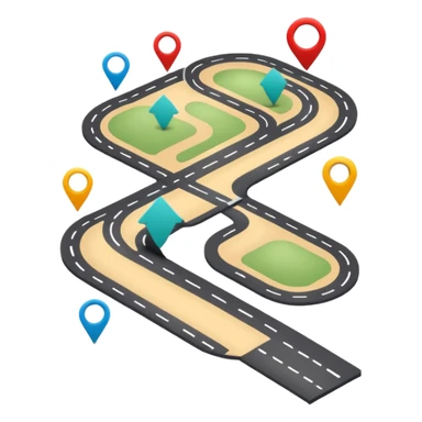 simple Roadmap (product management) for professional presentation sticker