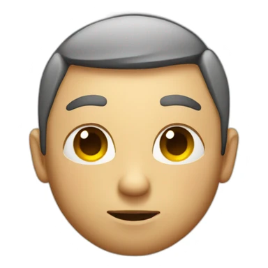 man with a large round circle for a tummy sticker