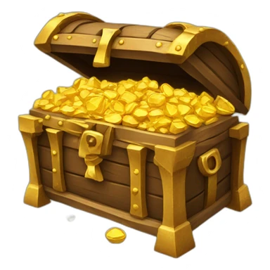 A magical treasure chest sticker