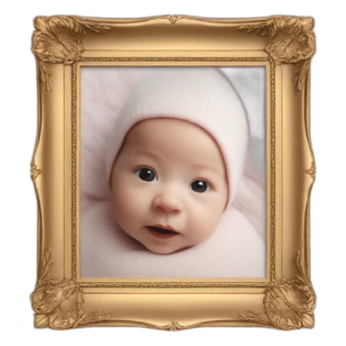 baby-photo-in-photoframe sticker