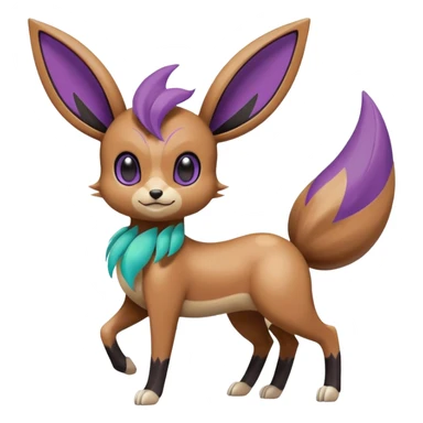 Meloetta-Noibat-Eevee-Pokémon-Fakémon-creature sticker