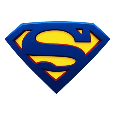 Superman Symbol Soft Edge sticker
