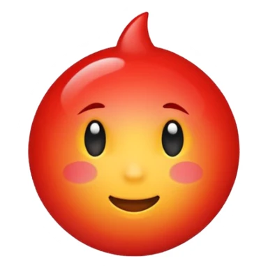 Dark Red point sticker