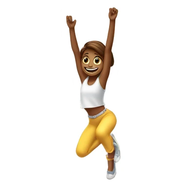 girl doing a cartwheel over the empire state building  sticker