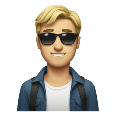 mr beast wearing sunglasses sticker