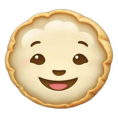 Gyoza smiling sticker