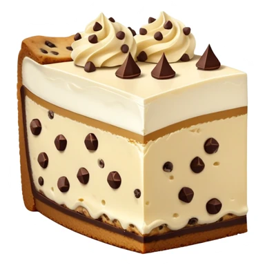 Cookie dough cheesecake slice  sticker