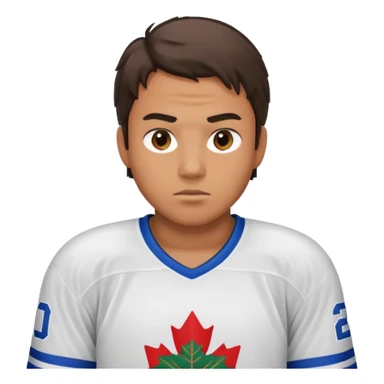 a hockey player sticker