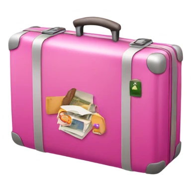 Pink travel  sticker