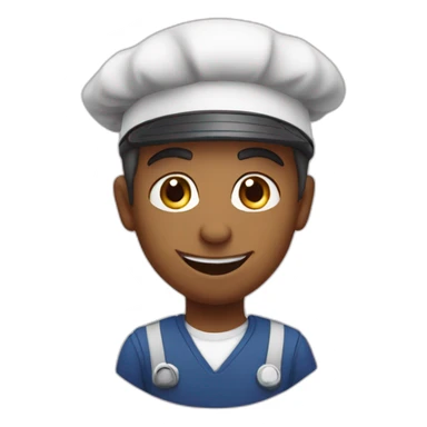 Saïd the canteen staff sticker