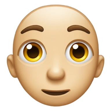 normal face but twitching eye sticker