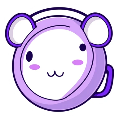 Purple Text saying “NEED” sticker