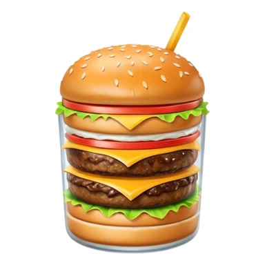 junk food, burger, soda,etc sticker