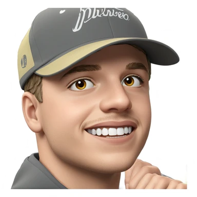 realistic portrait of a boy sticker