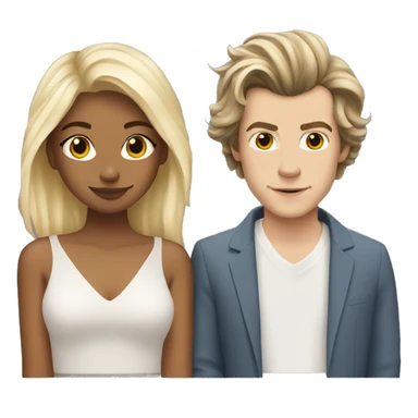 blonde girl with harry styles sticker