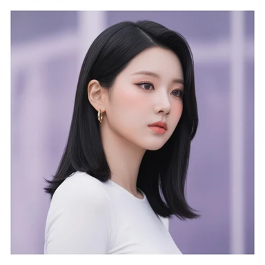 kpop profile picture, minimal, expressive, variation 1 sticker