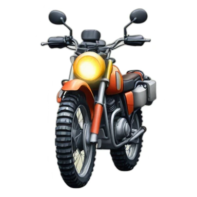 Old enduro motorbike sticker