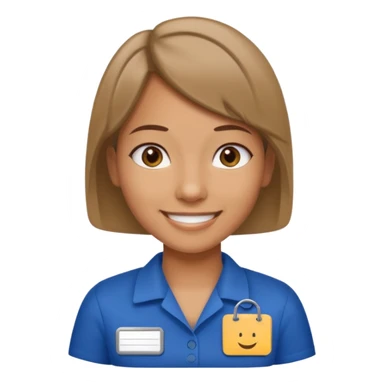 Walmart cashier sticker