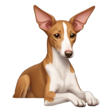 Podenco durmiendo sticker