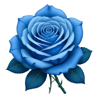 Rosa azul sticker
