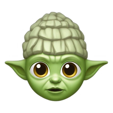 Bébé yoda sticker