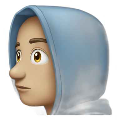 Hoddie allen yeux bleu sticker