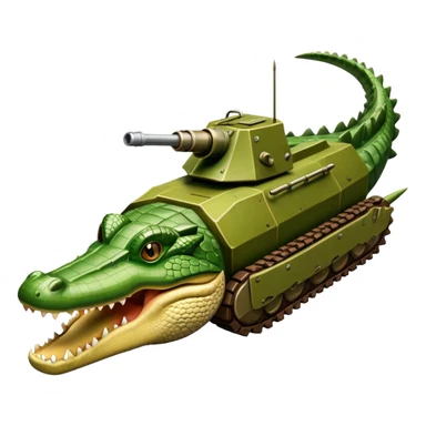 Bombardier crocodile (Bombardillo crocodile) sticker
