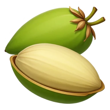 pistachio with shall green nut yellow shall sticker